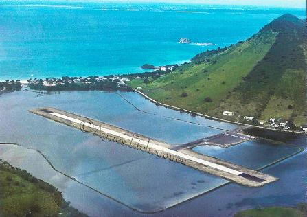 Saint Martin Grand Case l'Esperance Airport anno 1975-1978 - Photo by Agnes Etchegoyen